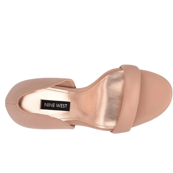 Nine West Mistery Dress Sandals Nude 8 - Picture 2 of 10
